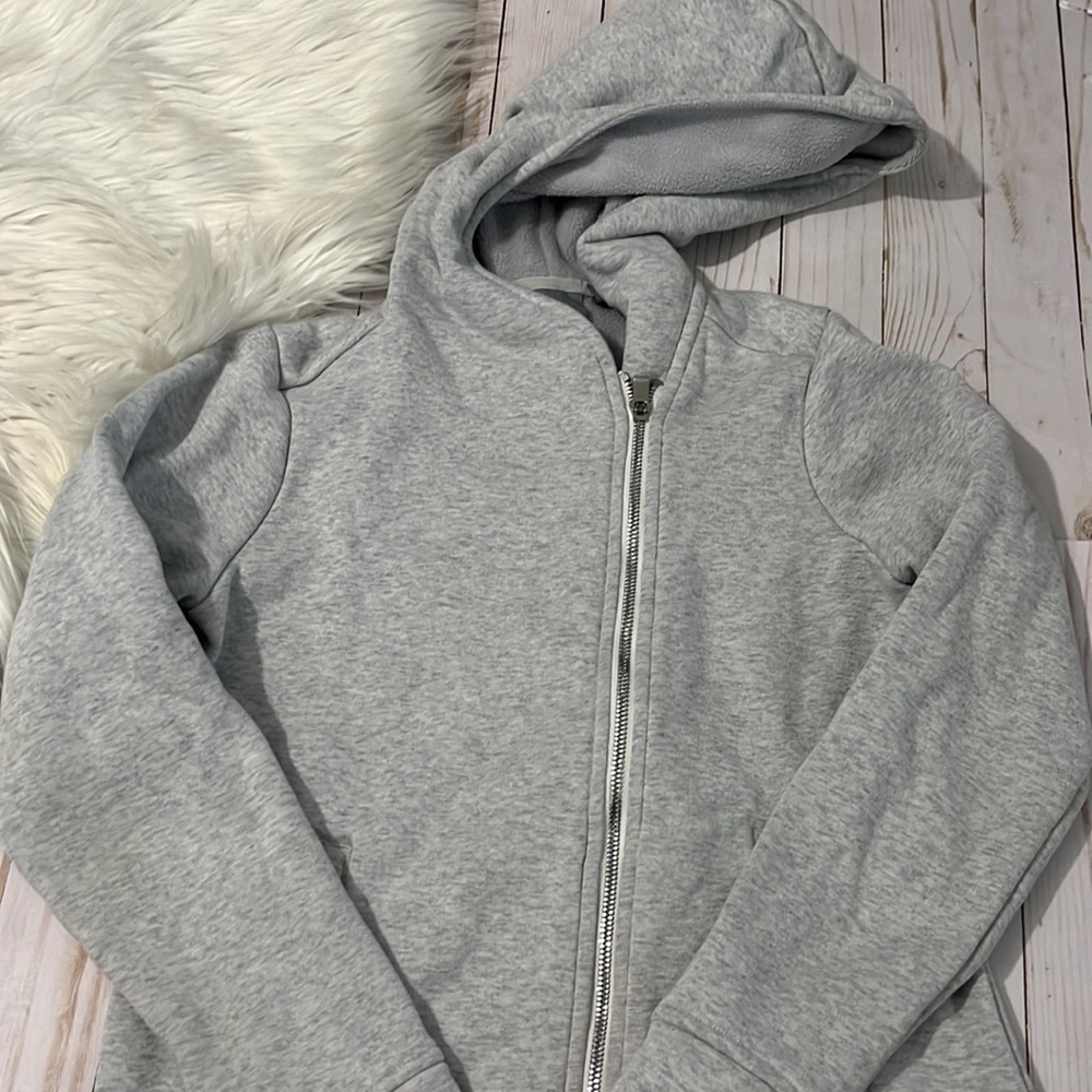 Athleta Gray hooded jacket size XS - Picture 3 of 6